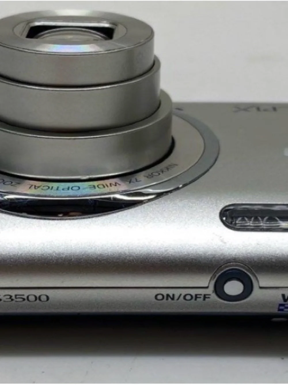 Nikon Coolpix S3500 Digital Camera Silver